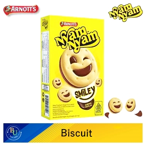 Arnott's Nyam Nyam Smiley Cokelat 45G