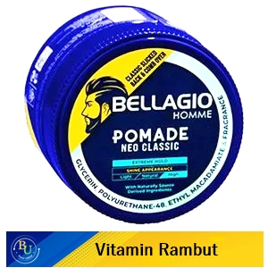 Bellagio homme pomade high shine & strong hold red 80g