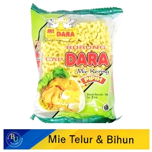 Burung Dara Mie Kering Pipih 140G