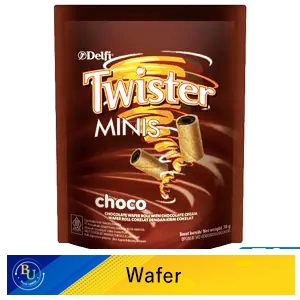 Delfi wafer stick twister minis choco cream 70g