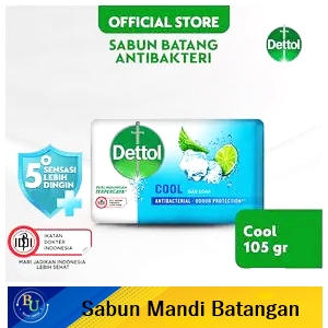 Dettol sabun mandi anti bakteri cool 100g
