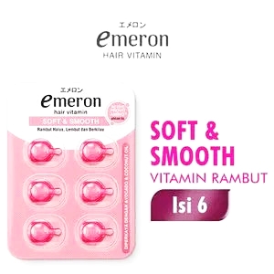 Emeron hair vitamin (pink) soft & smooth 6x1ml