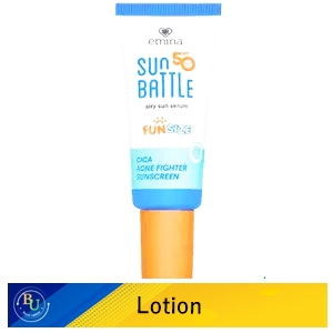 Emina sun battle spf 50 pa++++ cica acne fighter 20ml