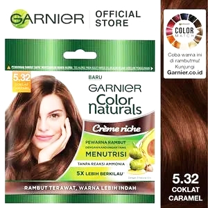 Garnier hair color naturals 5.32 cokelat karamel