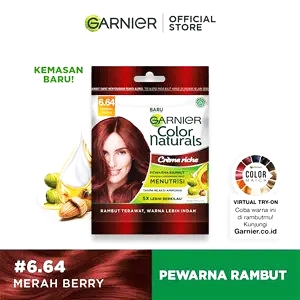 Garnier hair color naturals 6.64 merah berry