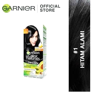 Garnier hair colour naturals 1 hitam alami