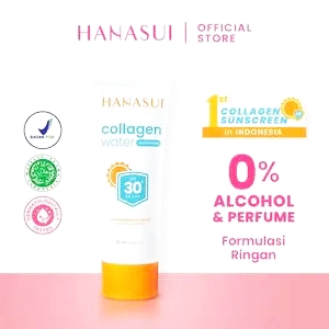Hanasui collagen water sunscreen spf30pa++ 30ml