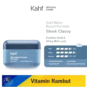 Kahf water based pomade sleek classy 70g