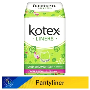 Kotex panty liners daun sirih 32's longer & wider 18cm
