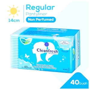 Laurier panty liners 40's cleanfresh non parfumed