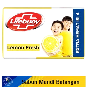 Lifebuoy sabun mandi ts lemon fresh 4x110g