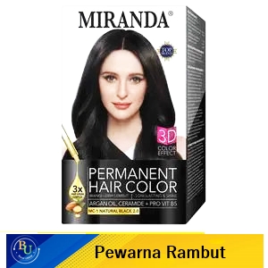 Miranda Hair Color Natural Black 2x30mL