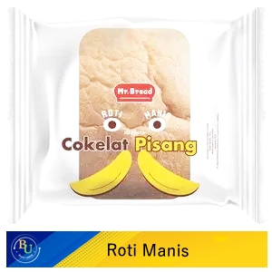 Mr.Bread Roti Kasur 4'S Choco Banana 180gr