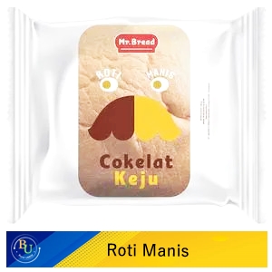 Mr.Bread Roti Kasur 4'S Coklat Keju 180gr