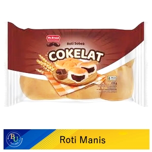 Mr.Bread Roti Kasur 6'S Coklat 250gr