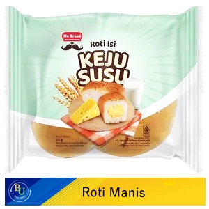 Mr.Bread Roti Manis Isi Keju Susu 75gr