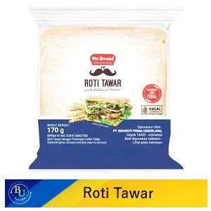 Mr.Bread Roti Tawar Tebal 4'S 170gr