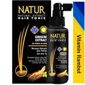 Natur Hair Tonic Gingseng 90Ml