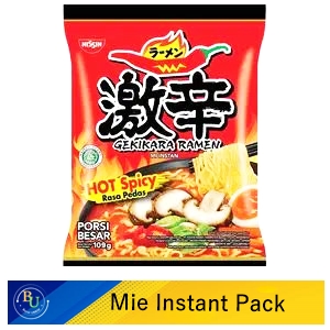 Nissin mie instant gekikara ramen pedas 109g