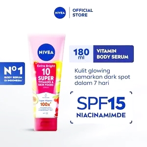 Nivea body serum super 10 vitamin niacinamide 180ml