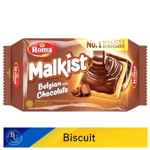 Roma crackers malkist belgian style cokelat 90g
