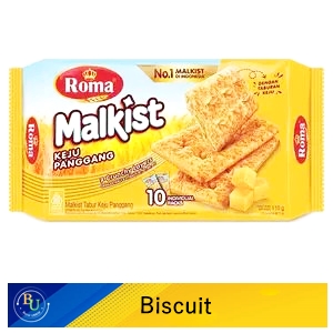 Roma crackers malkist keju panggang 110g