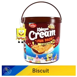 Roma roma biscuit kelapa cream fun pack tps 297.5g