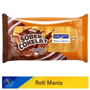 Sari Roti Roti Manis Sobek Coklat 214gr