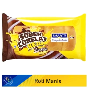 Sari Roti Roti Manis Sobek Coklat-Keju 214gr