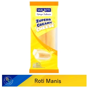 Sari Roti Sandroll Zuperr Krim Cheese 72gr