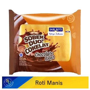 Sari roti roti manis sobek duo cokelat coklat 114g