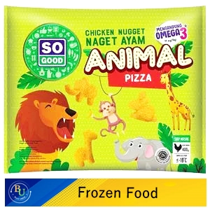 So Good Chicken Nugget Animal Pizza 400g