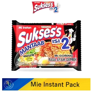 Sukses's mie goreng isi 2 ayam geprek 126g