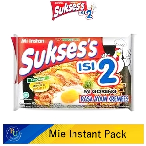 Sukses's mie goreng isi 2 ayam kremes 133g