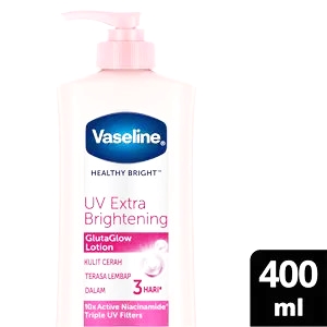 Vaseline body lotion healthy bright uv extra bright 400ml