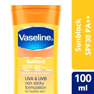Vaseline intensive care lotion healthy sunblock spf-30 100ml