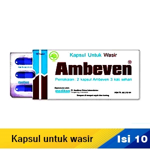 Ambeven Kapsul Untuk Wasir 10'S