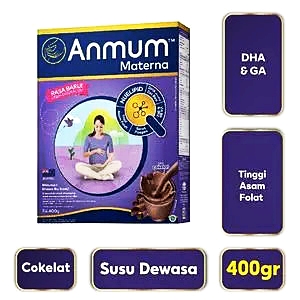 Anmum susu bubuk ibu hamil materna coklat 400g