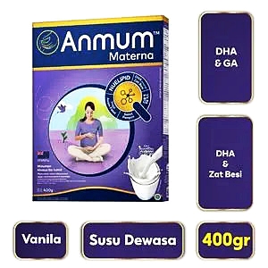 Anmum susu bubuk ibu hamil materna vanilla delight 400g
