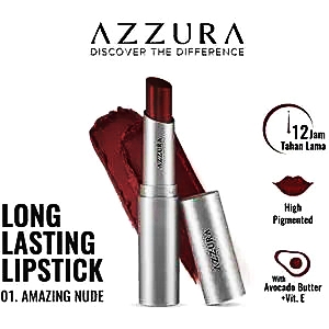 Azzura long lasting lipstick 01 amazing nude 3g