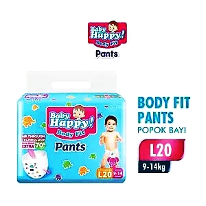 Baby happy ! baby diapers pants 20's large