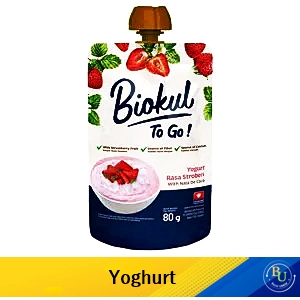 Biokul To Go! Yogurt Strawberry 80G
