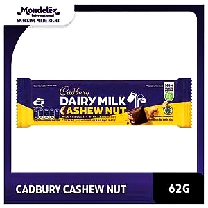 Cadbury dairy milk cokelat cashew nut 90g