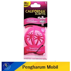 California scent air freshener shasta strawberry