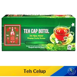 Cap Botol Teh Celup Hijau 25X2g