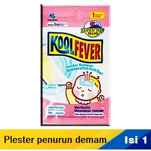 Cap lang plester penurun demam bayi kool fever