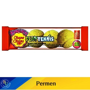 Chupa chups permen karet play tennis nanas 20g