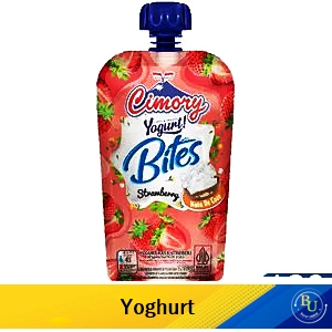 Cimory yogurt squeeze bites strawberry 120g