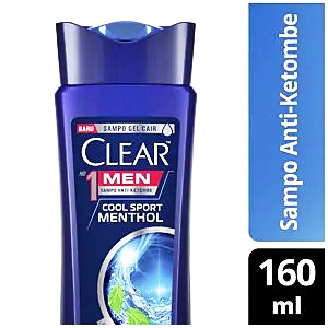 Clear men shampoo anti dandruff cool sport menthol fresh active 160ml