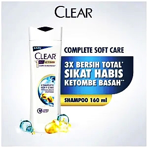 Clear shampoo anti dandruff complete soft care 160ml